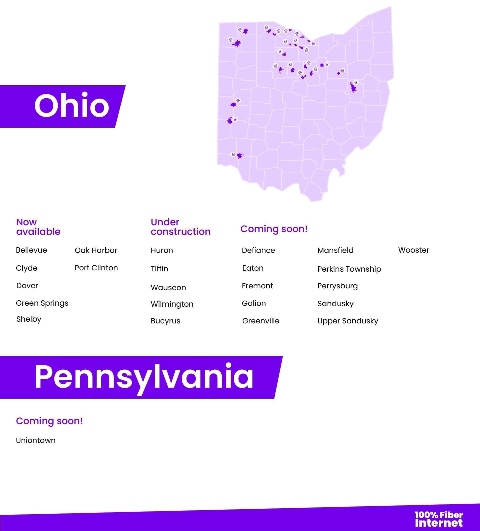 Service Areas Omni Fiber