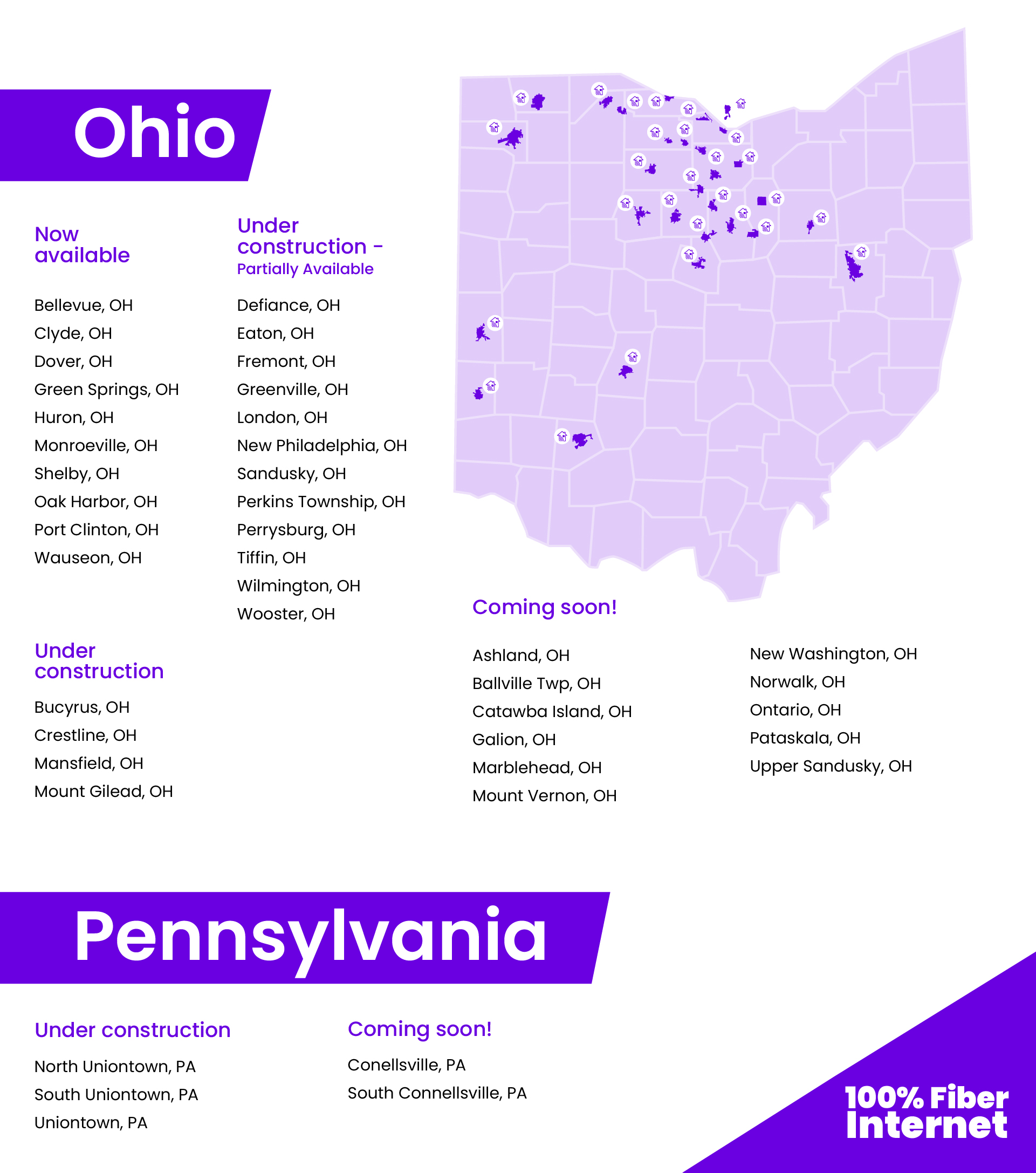 Service Areas Omni Fiber